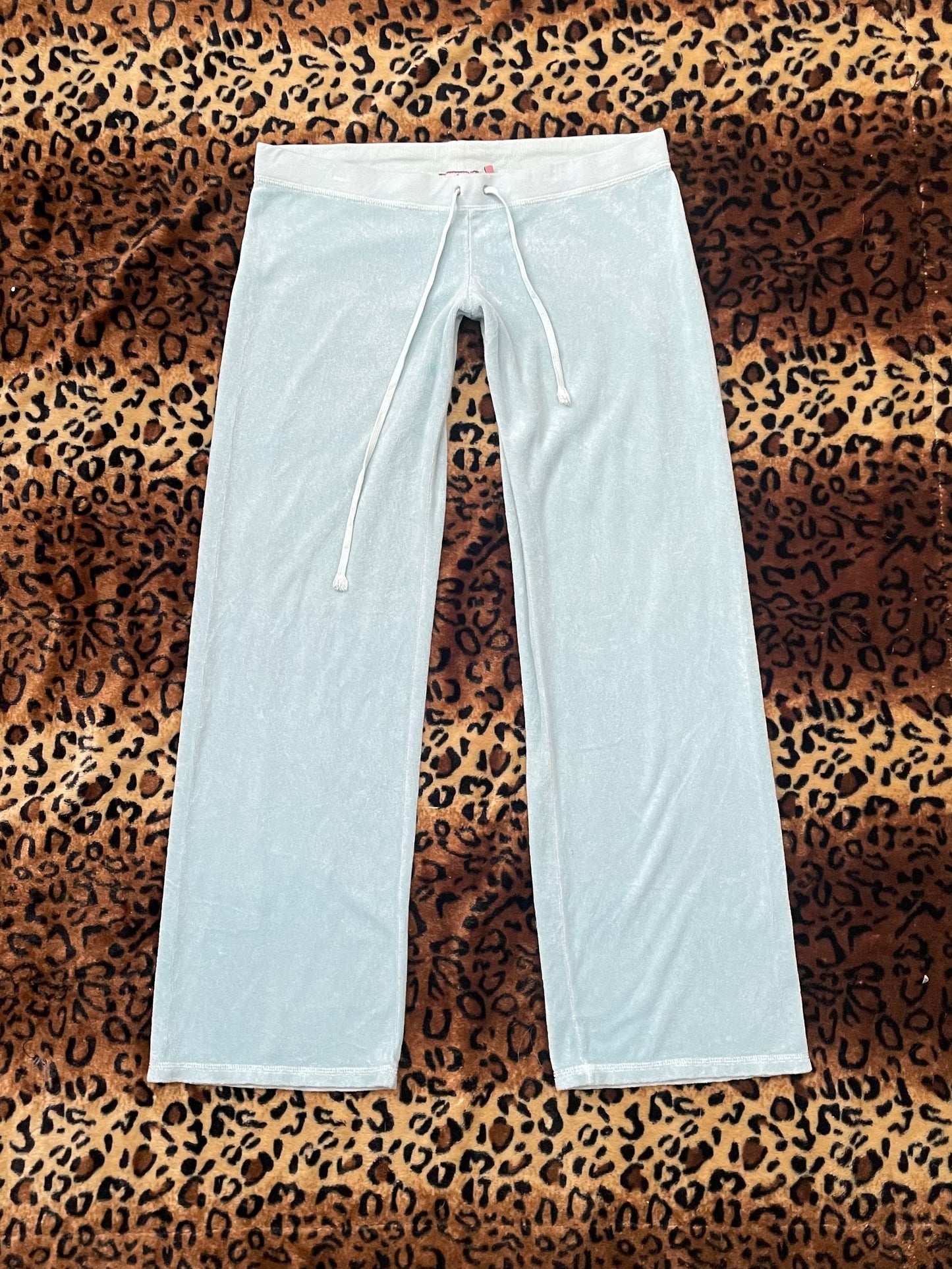 juicy couture velour low rise pants