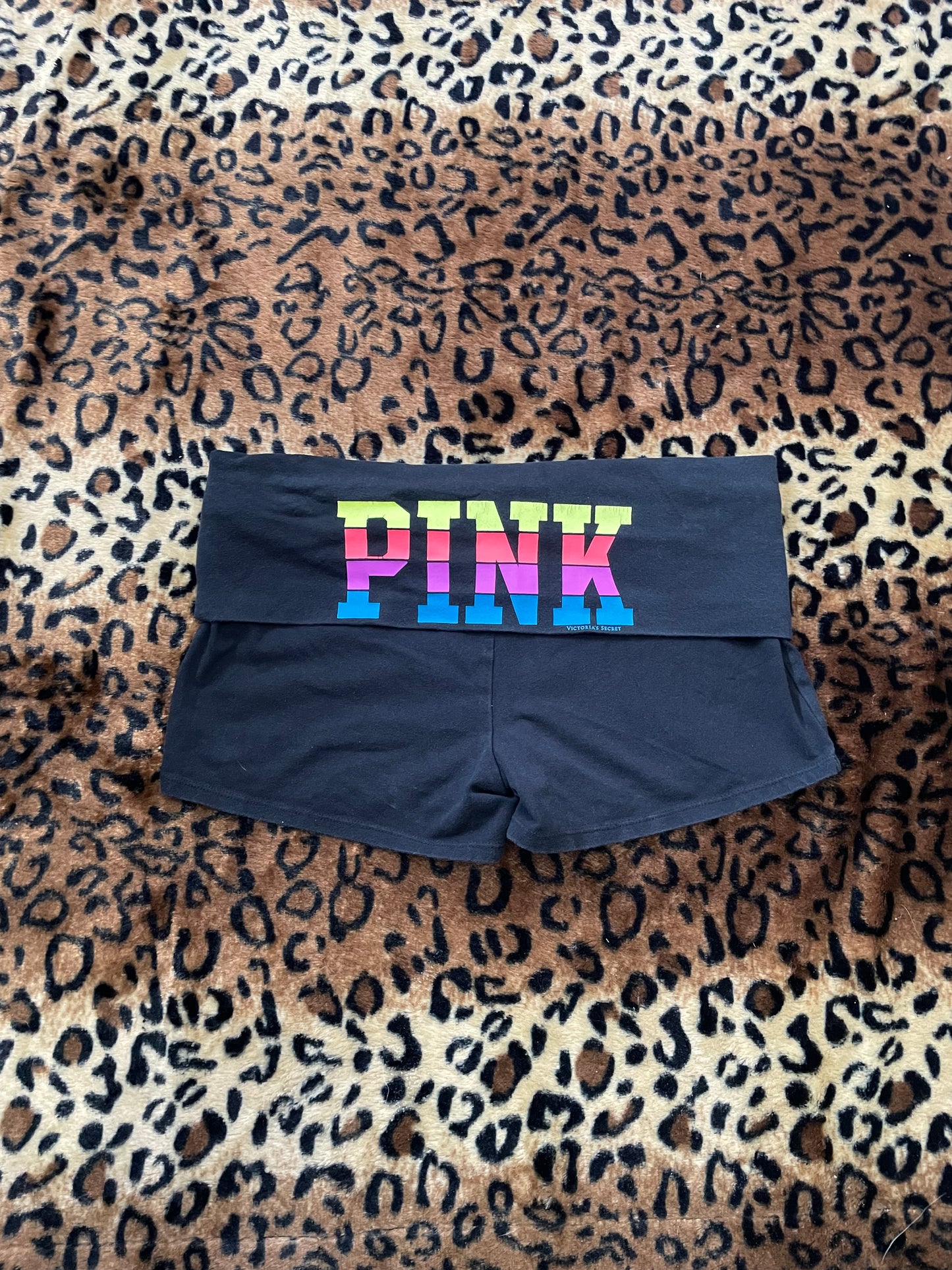 VS Pink lowrise foldover mini shorts