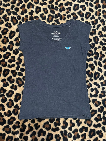hollister fitted v-neck baby tee