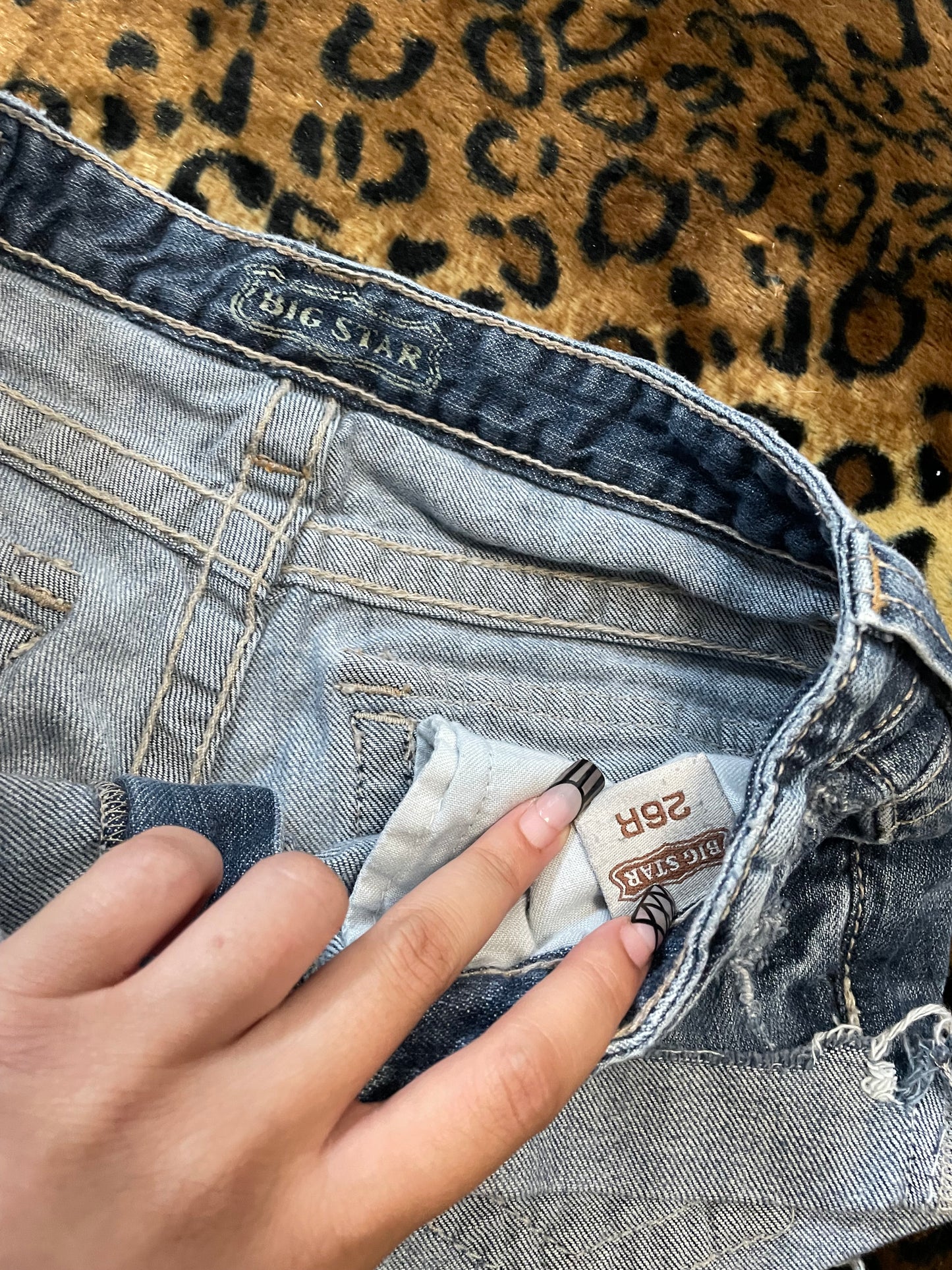 big star lowrise mini shorts