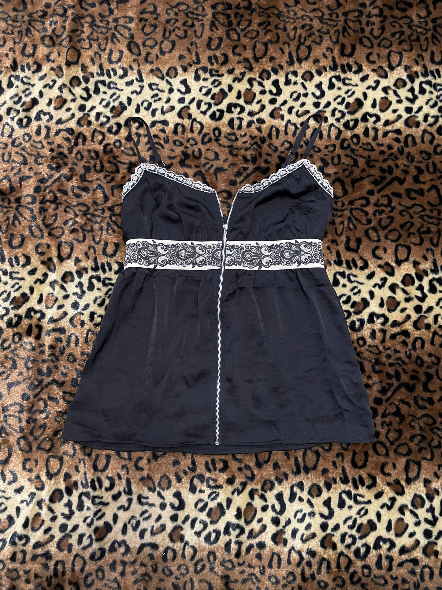 xhileration lace babydoll cami