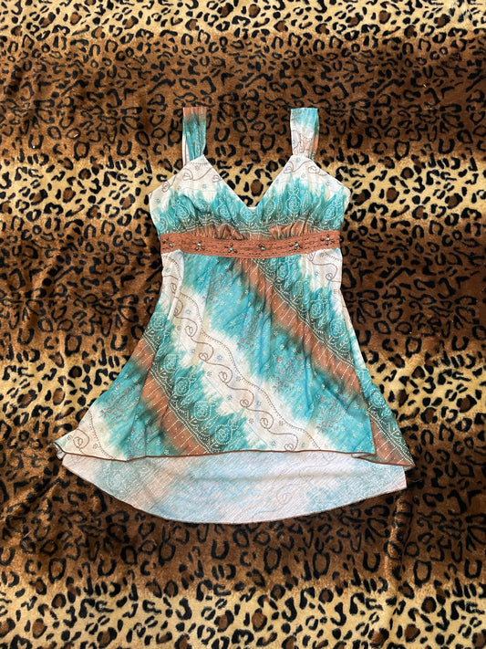 babydoll beaded tank
