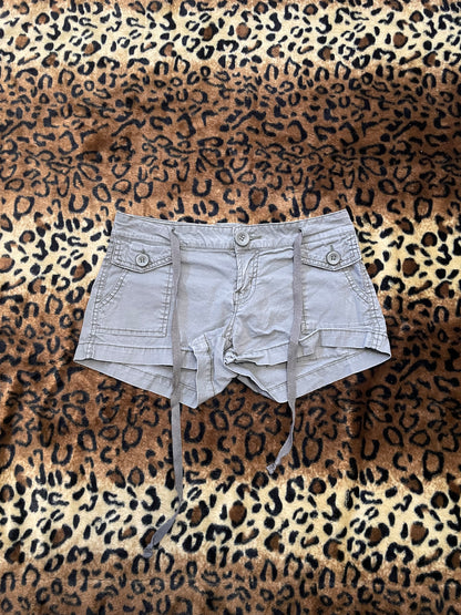 paris blues cargo mini shorts