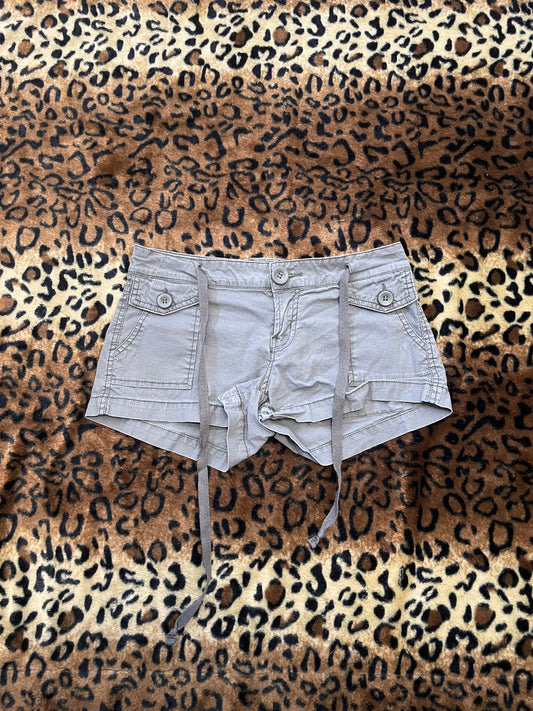 paris blues cargo mini shorts