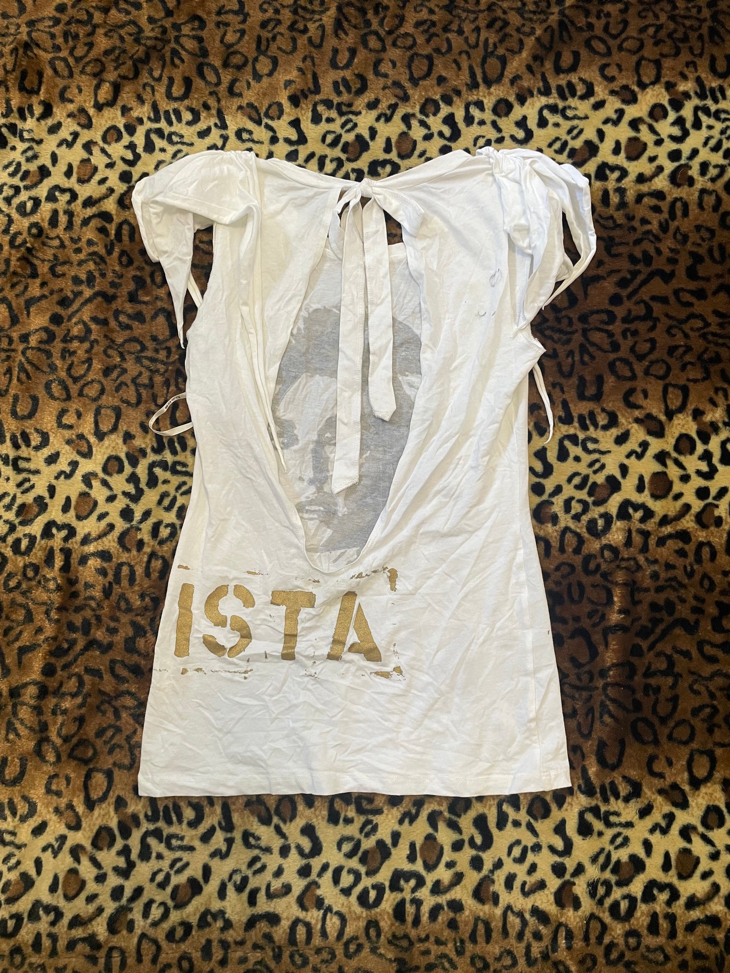 bebe NWT backless fashion tank