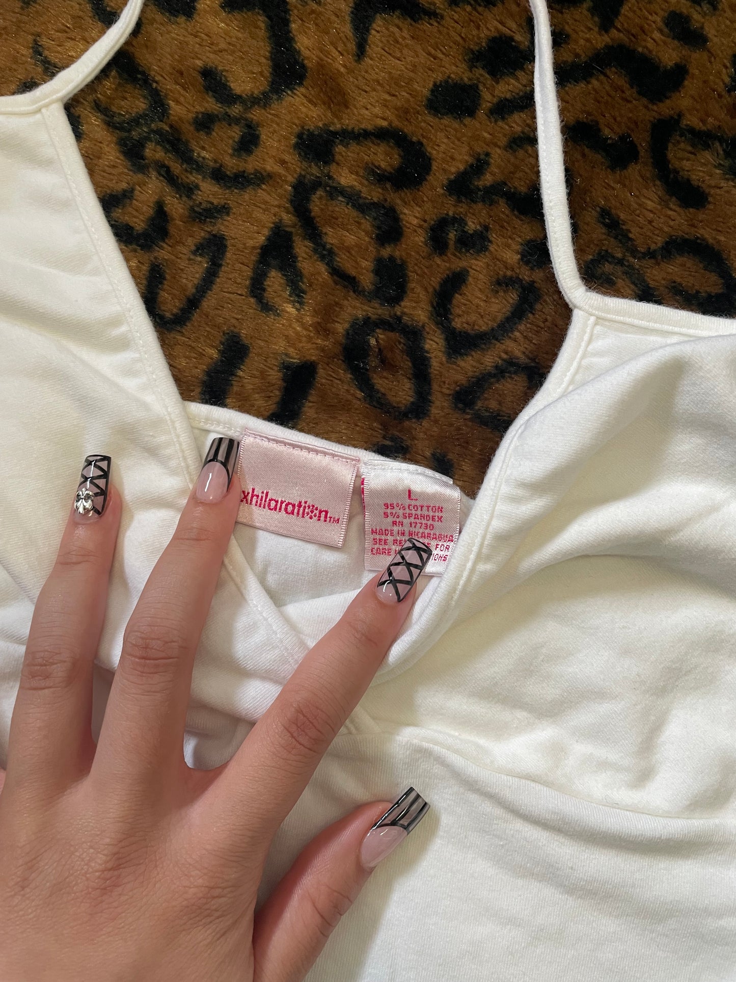 xhileration babydoll halter top