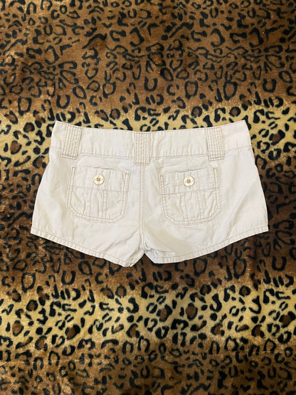 lowrise pocket mini shorts