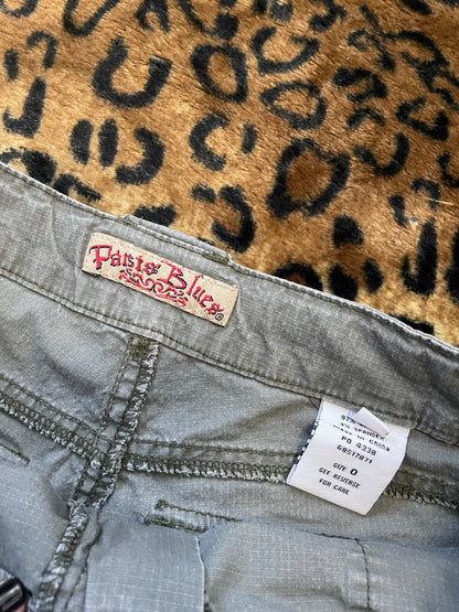 paris blues cargo mini shorts