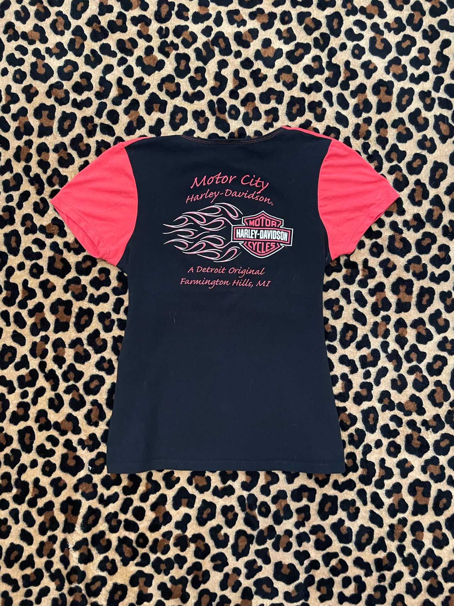 harley davidson babydoll top