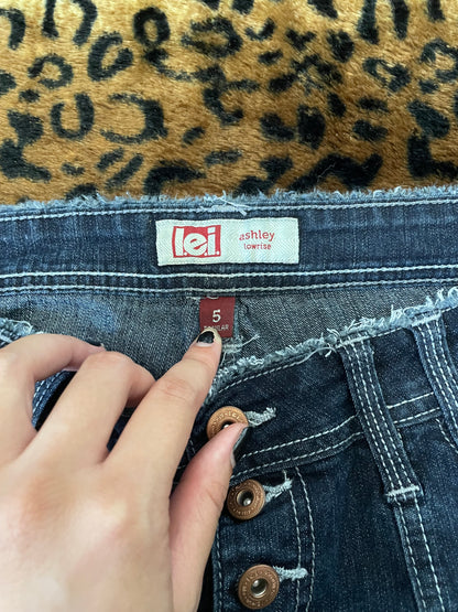 LEI lowrise cargo mini shorts