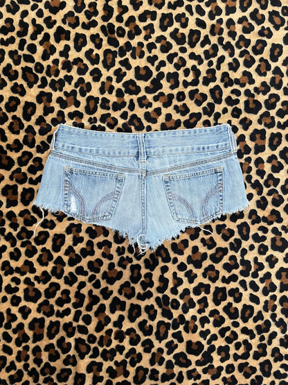 hollister lowrise ultra mini shorts