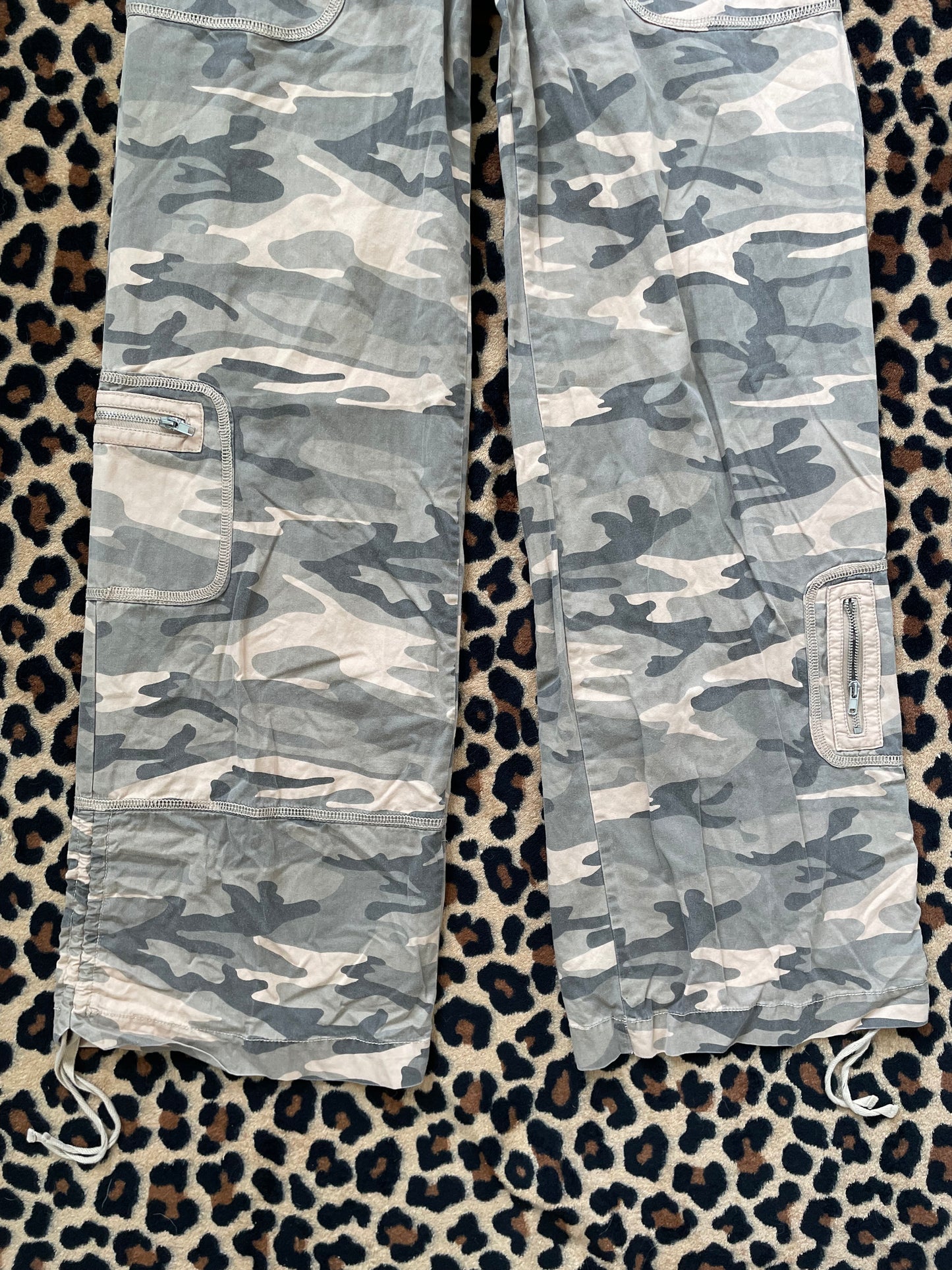 fire low rise camo cargos