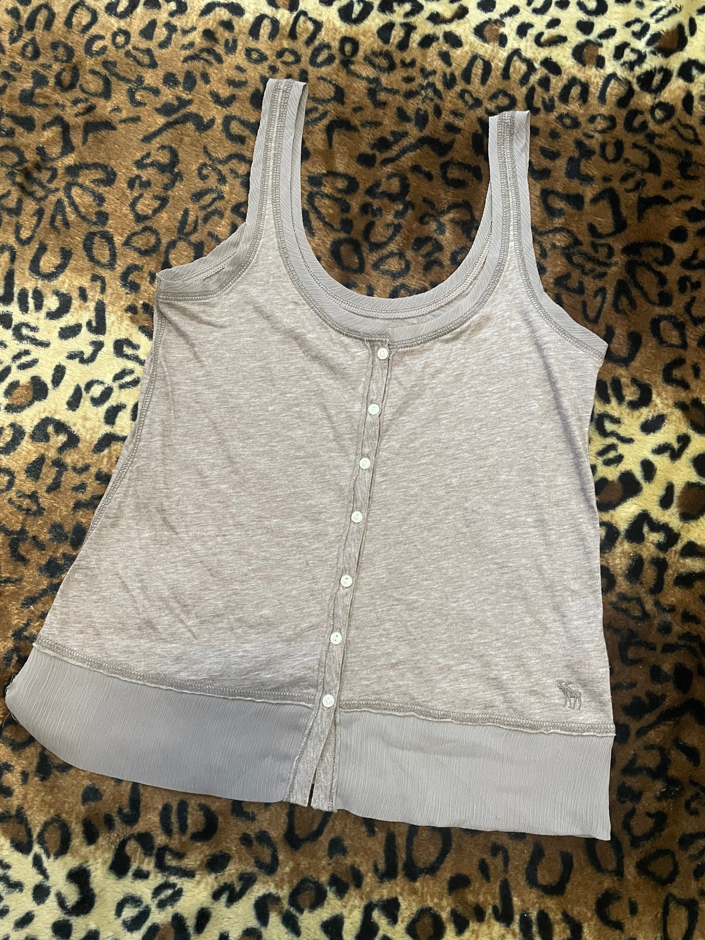 abercrombie button up tank