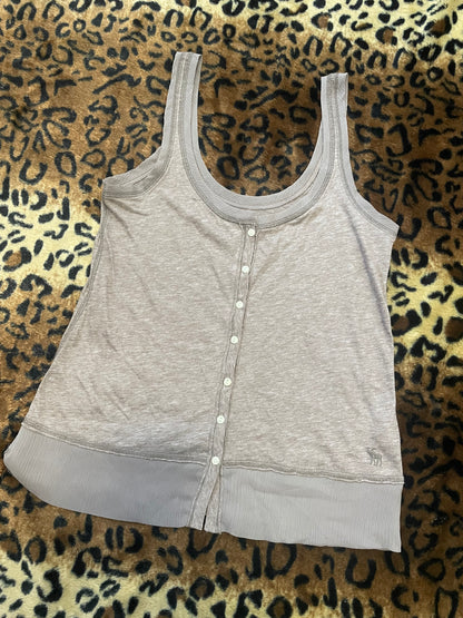 abercrombie button up tank