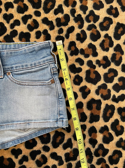 hollister lowrise mini shorts