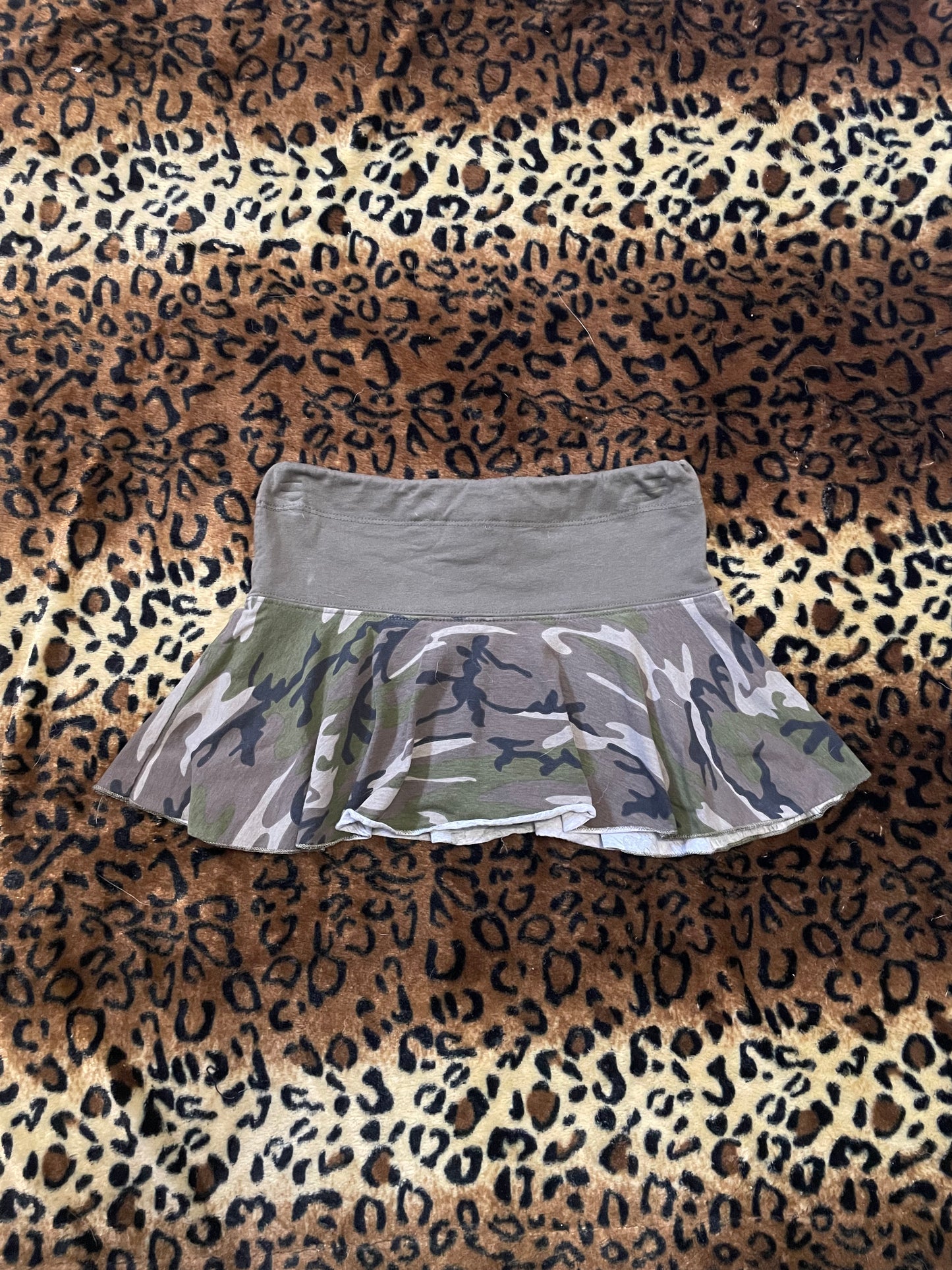 cami drawstring mini skirt