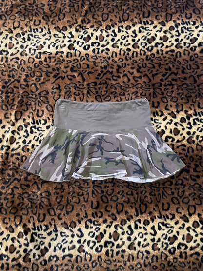 cami drawstring mini skirt
