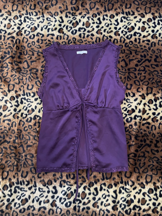 silk babydoll tank