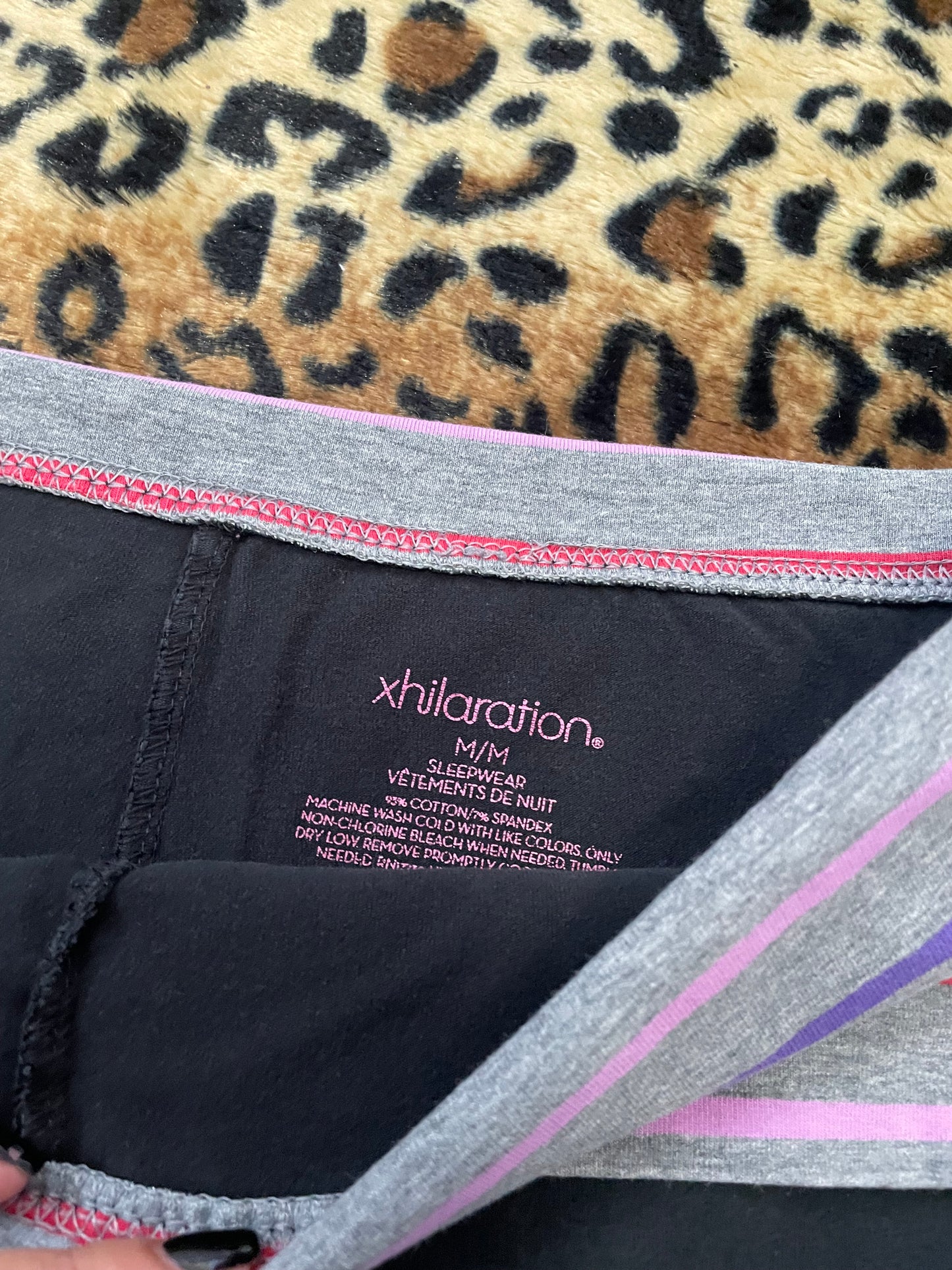 xhileration lowrise foldover leggings