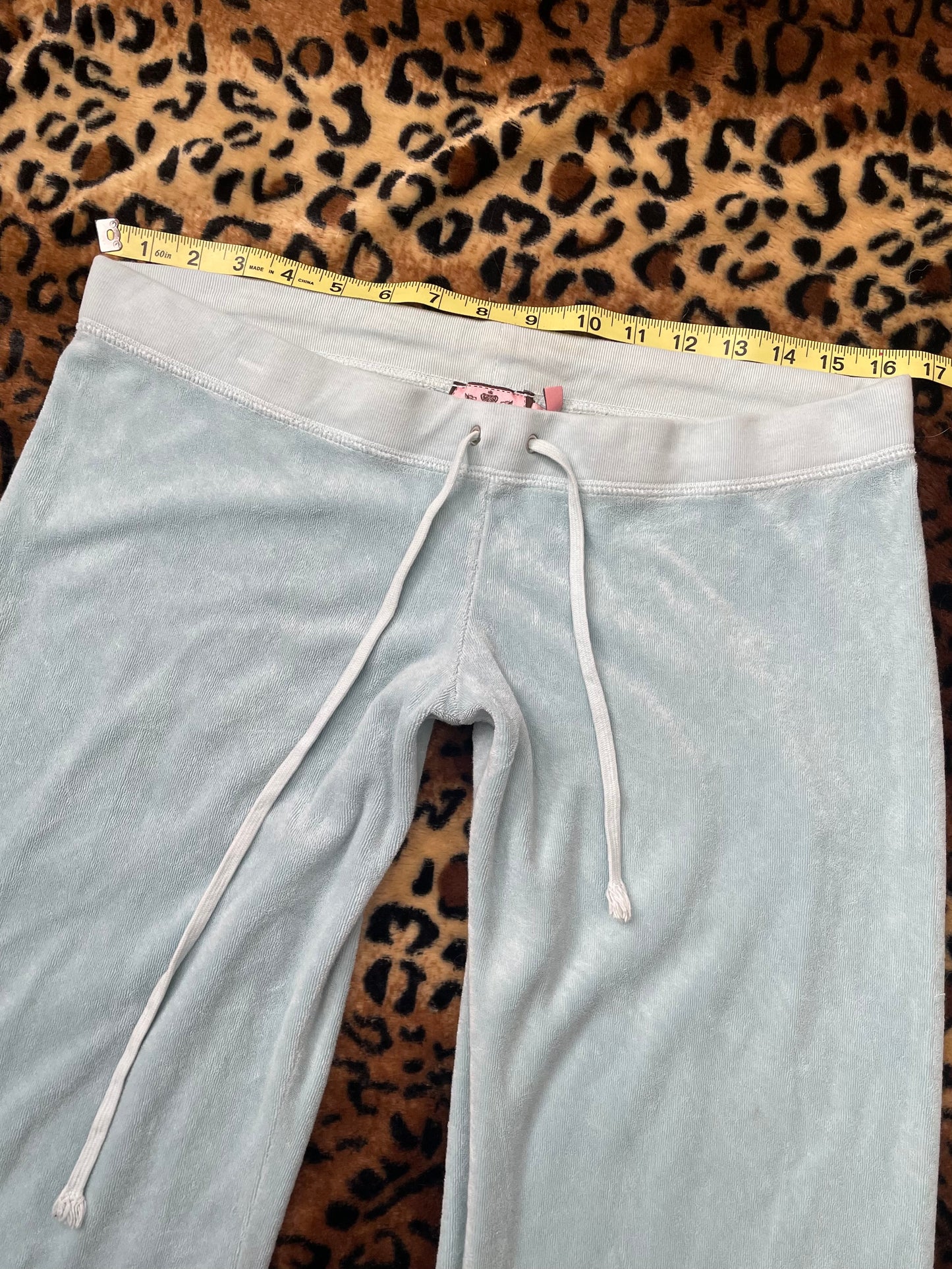 juicy couture velour low rise pants