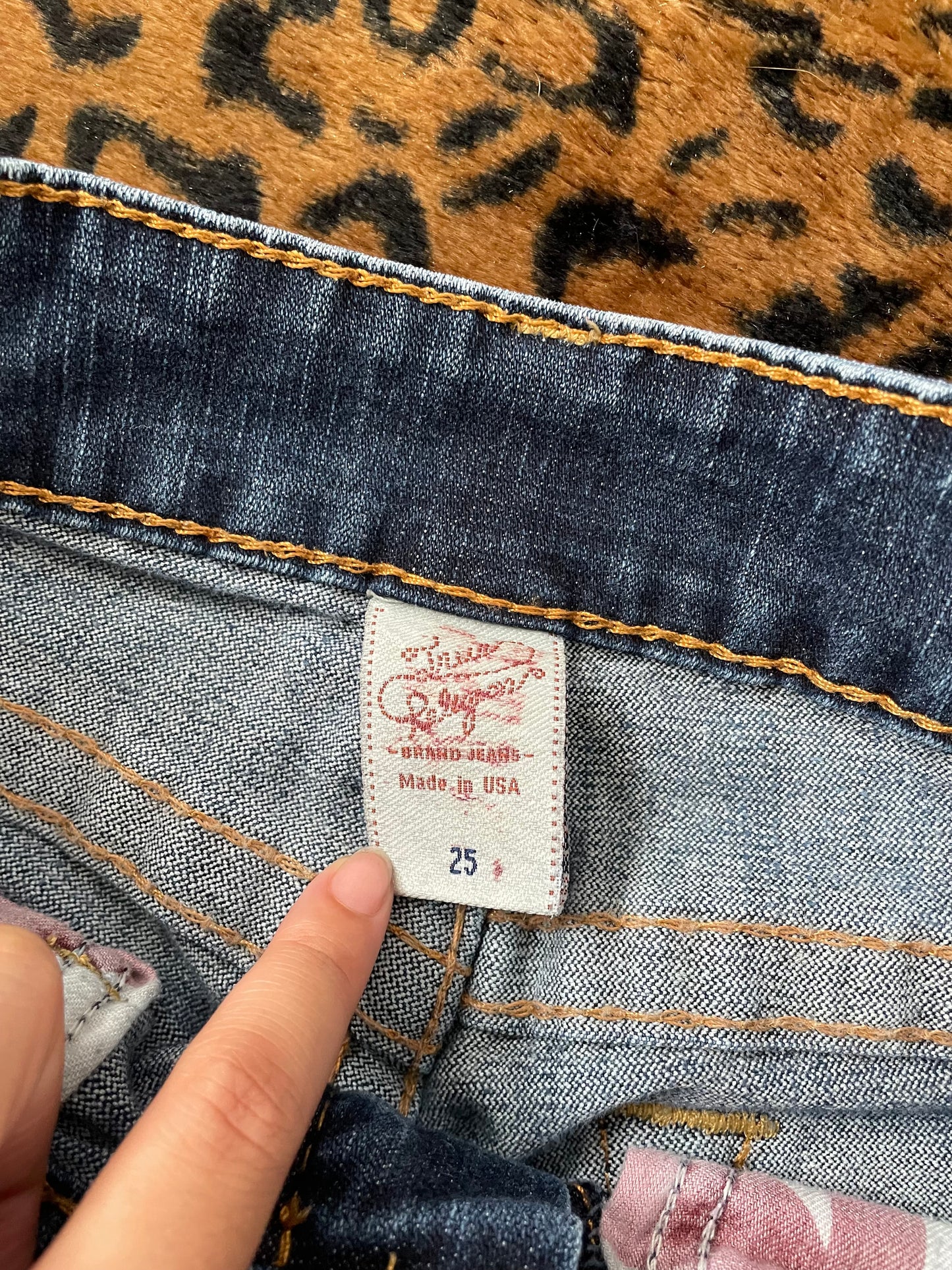 true religion lowrise flare jeans