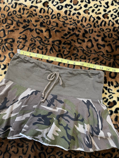 cami drawstring mini skirt