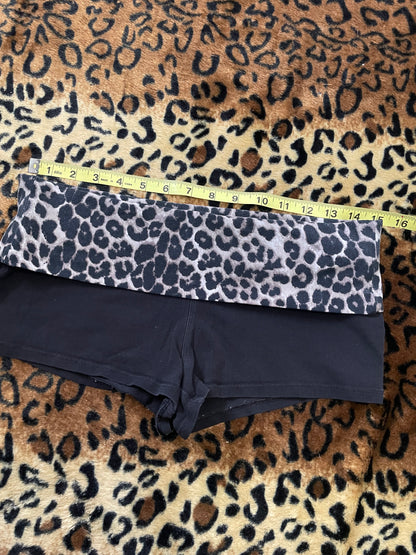 express foldover lowrise mini shorts
