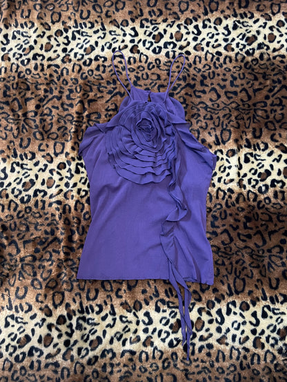 the limited ruffled flower tank