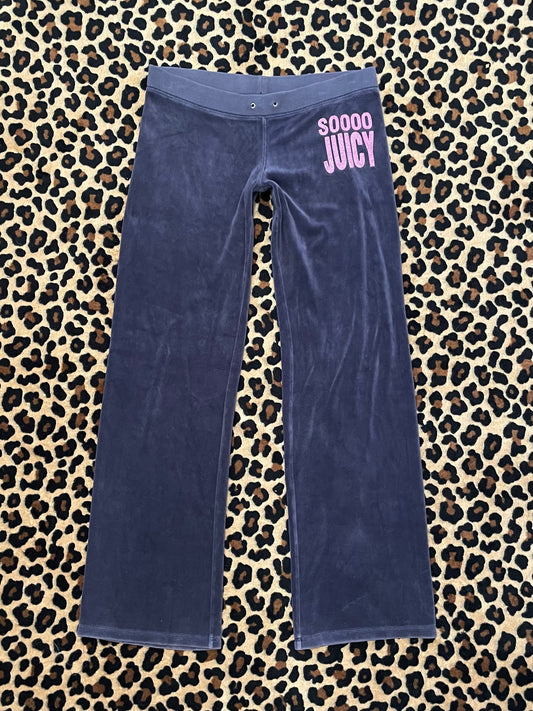 juicy couture lowrise velour sweatpants