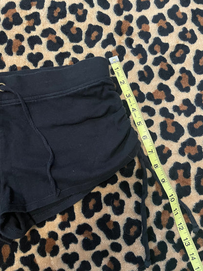 Op drawstring booty shorts
