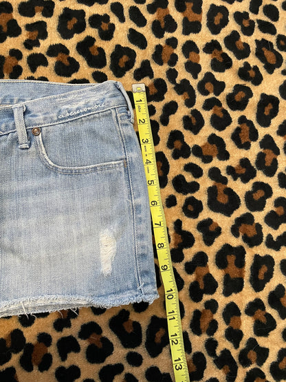abercrombie denim mini skirt