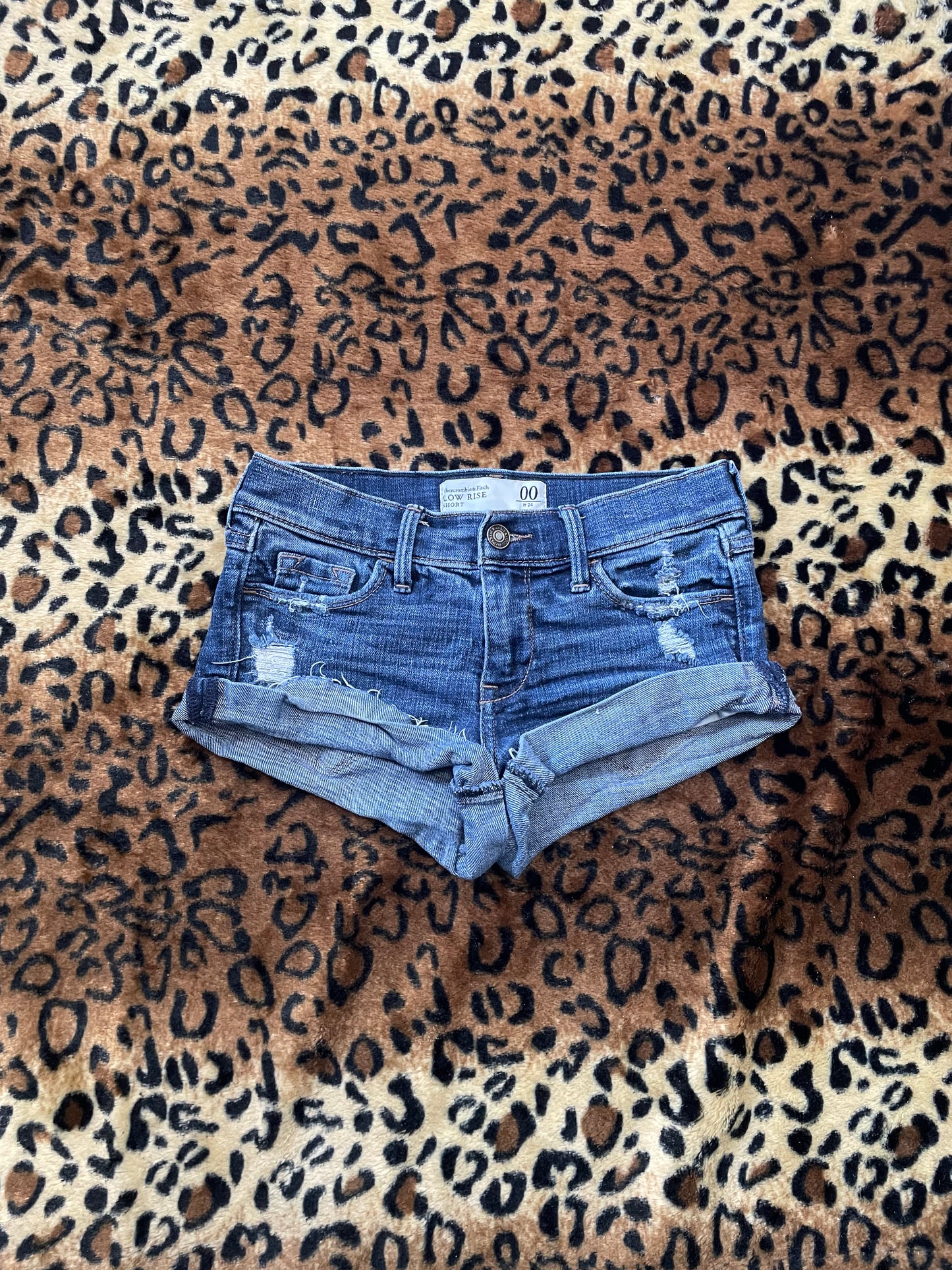 abercrombie lowrise mini shorts