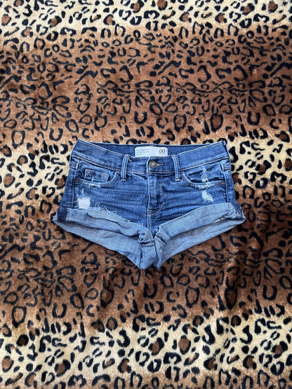 abercrombie lowrise mini shorts