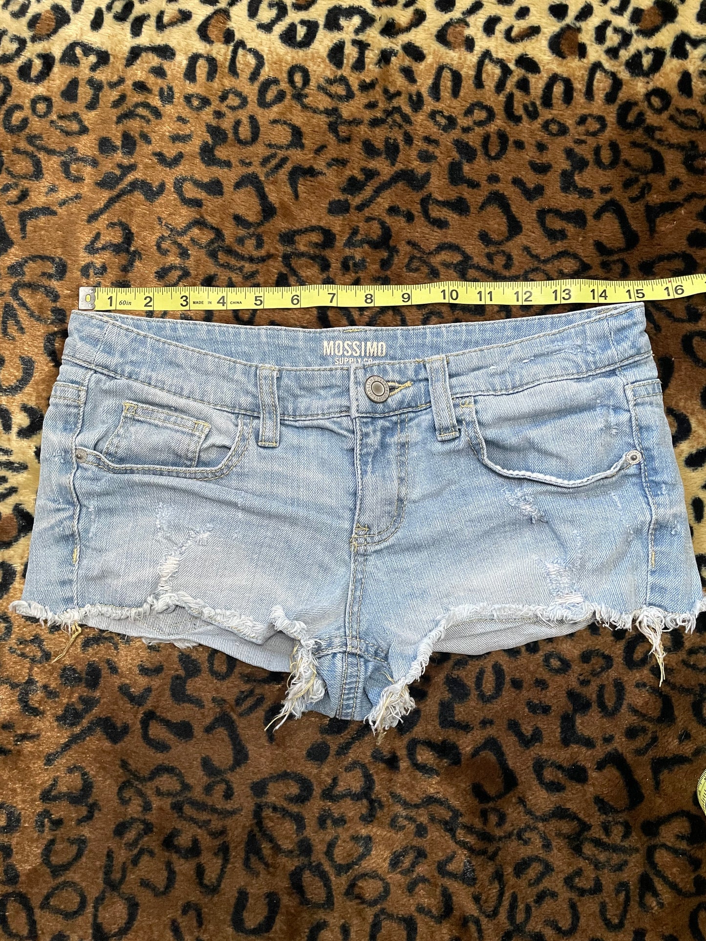 mossimo lowrise mini shorts