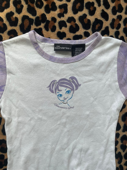 no boundaries “glamour girl” baby tee