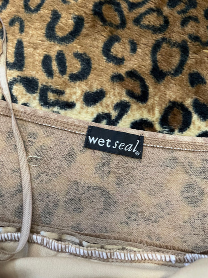 wet seal mesh babydoll tank
