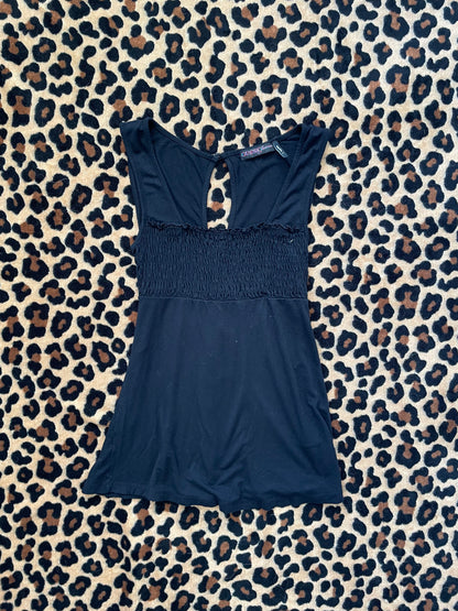 guess ribbed babydoll tank