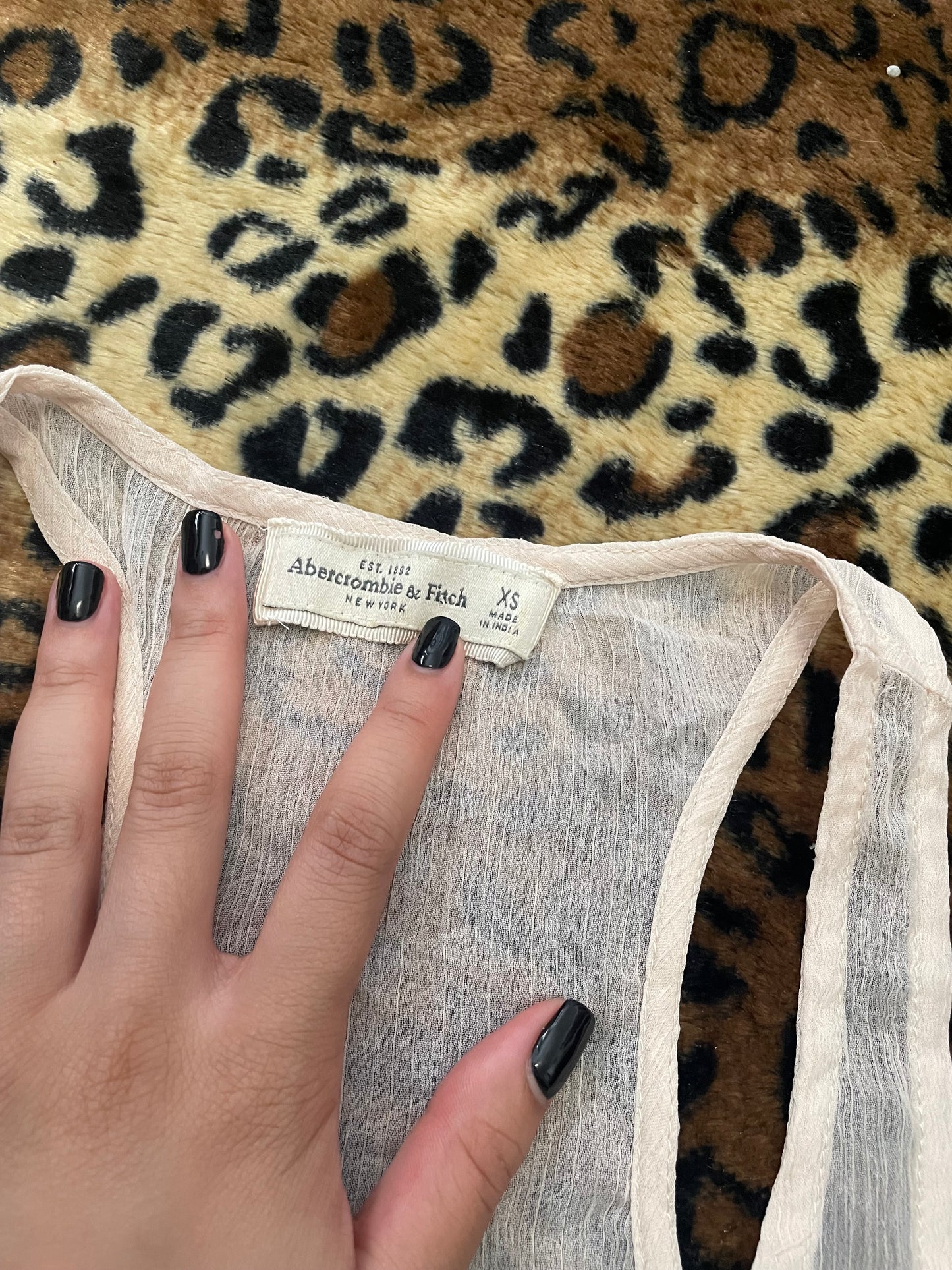 abercrombie sheer tank