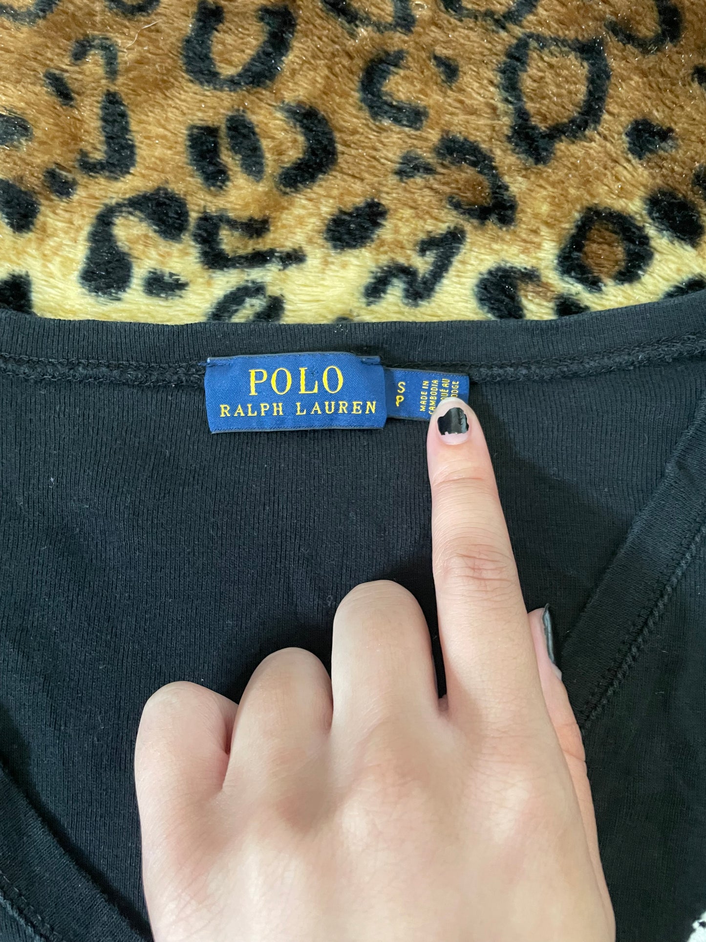 polo v-neck fitted longsleeve