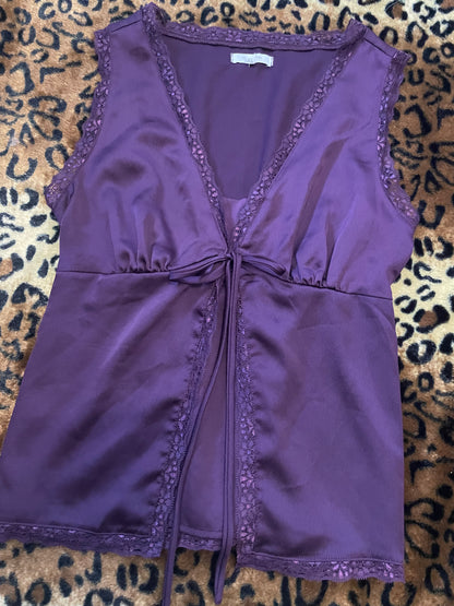 silk babydoll tank