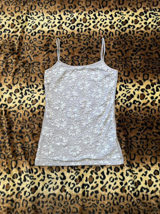 aeropostale lace fitted tank