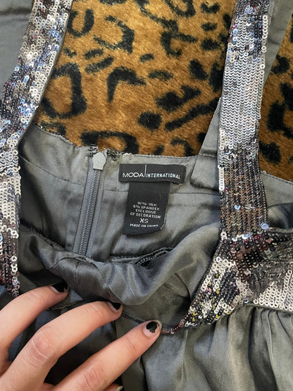 sequins babydoll tank
