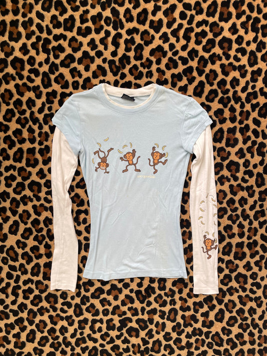 aeropostale monkey baby tee