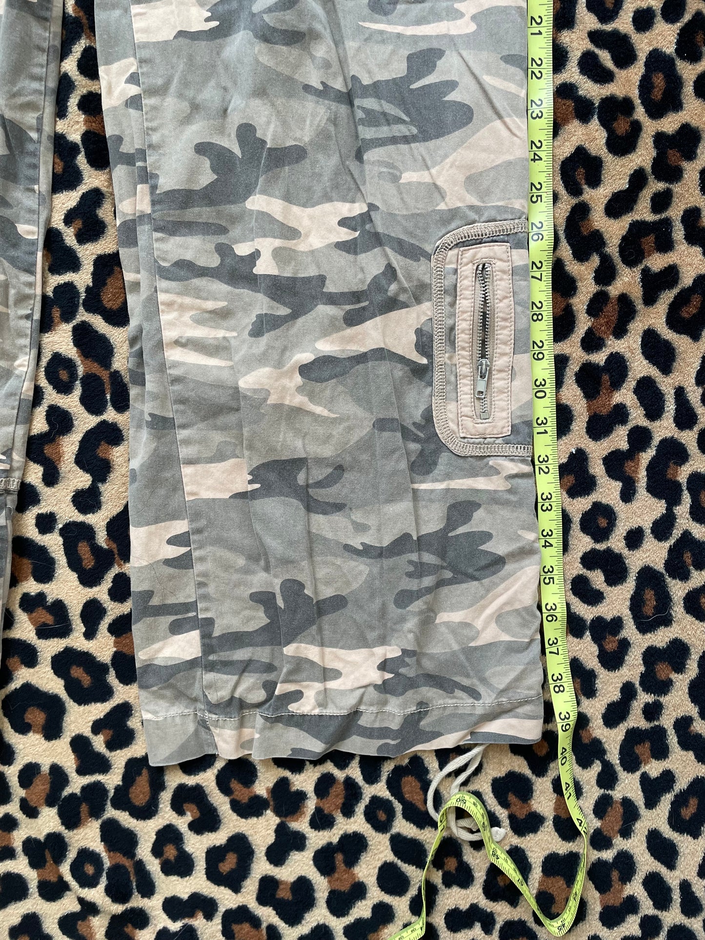 fire low rise camo cargos