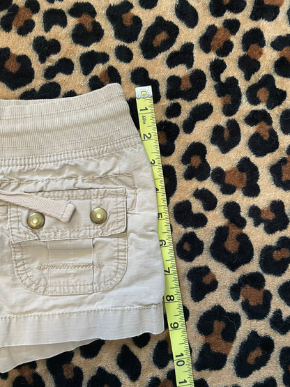 old navy cargo lowrise mini shorts