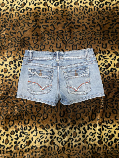 no boundaries lowrise mini shorts