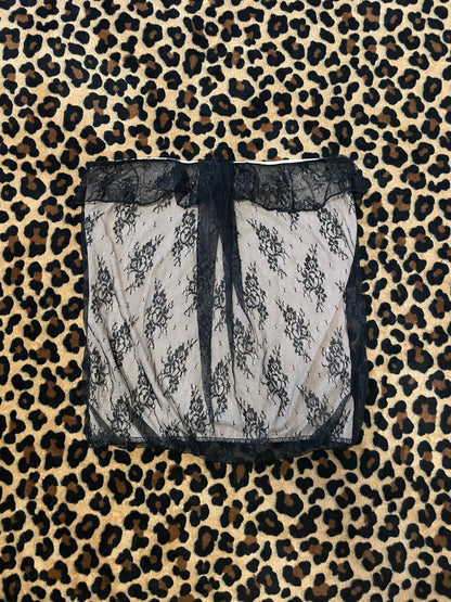 charlotte russe lace tube top