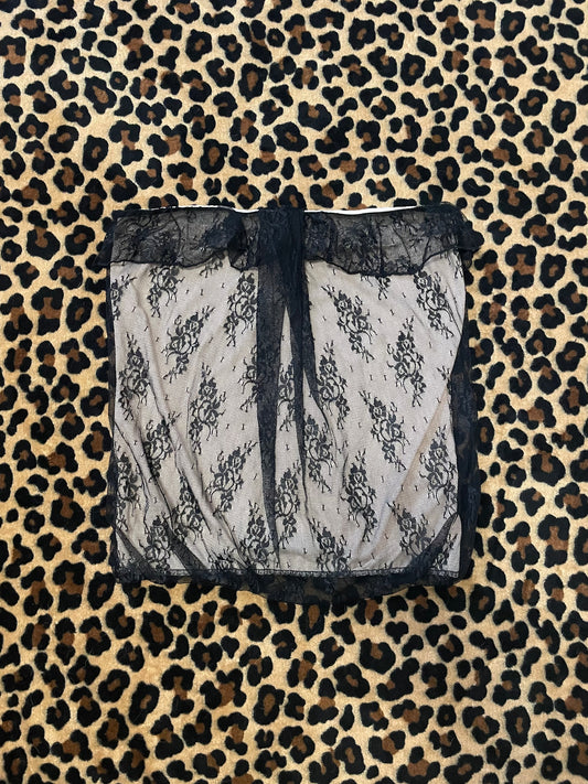 charlotte russe lace tube top