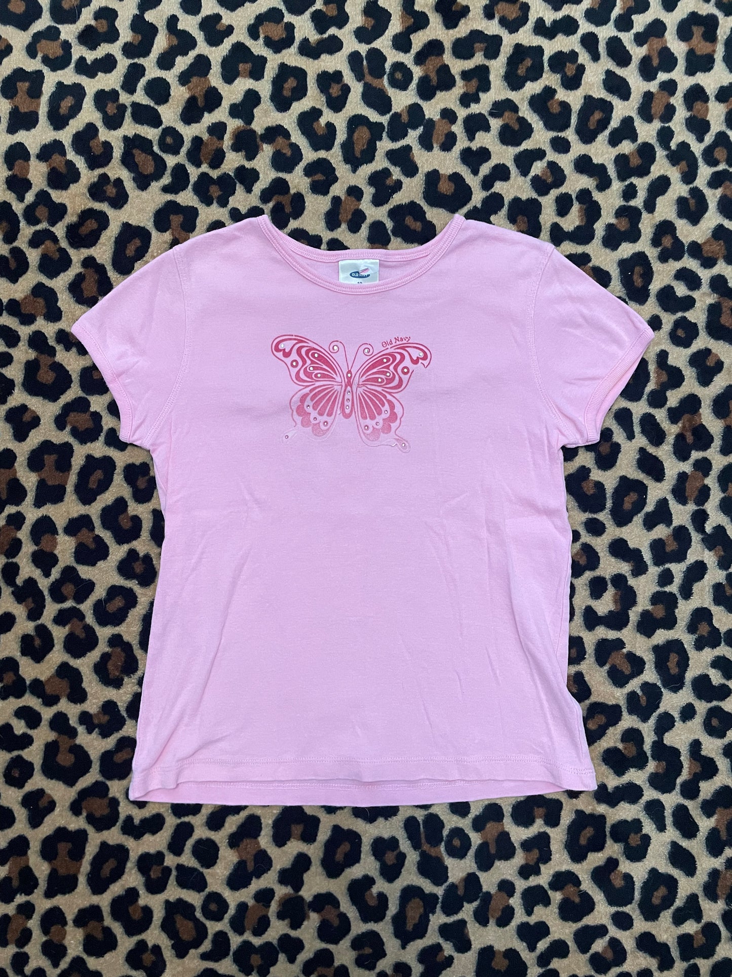 old navy butterfly baby tee