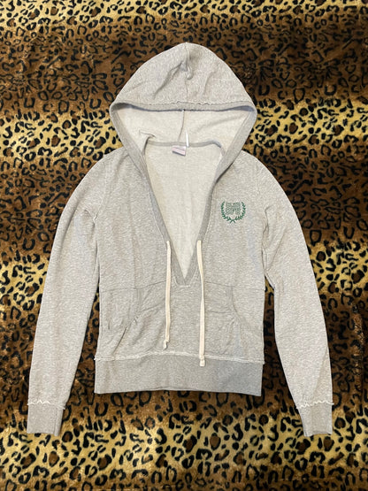 deep v-neck fitted sweater